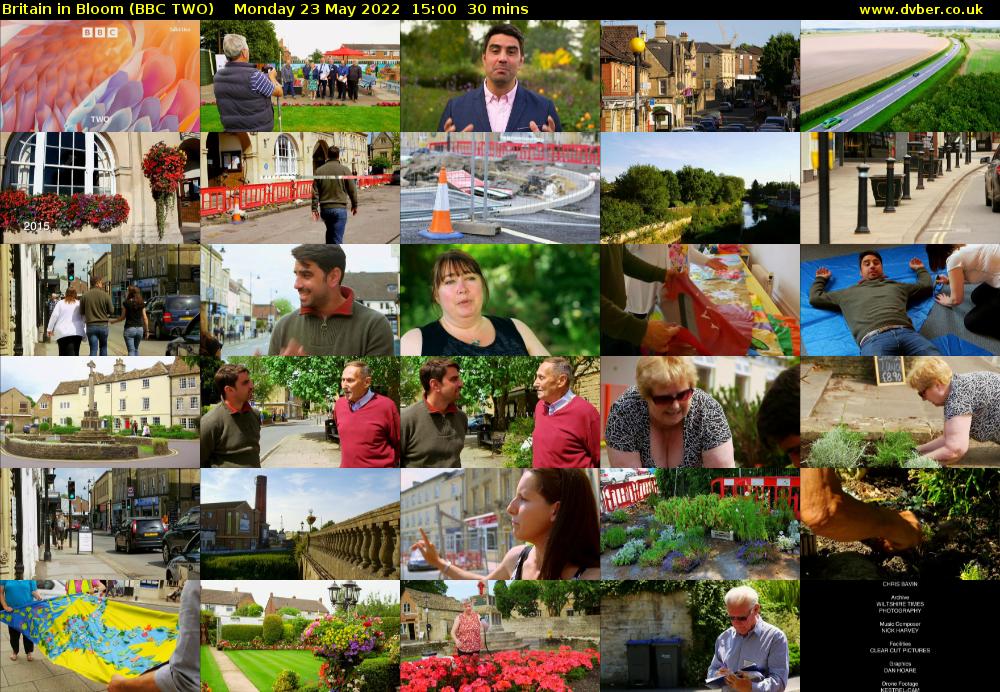 Britain in Bloom (BBC TWO) Monday 23 May 2022 15:00 - 15:30