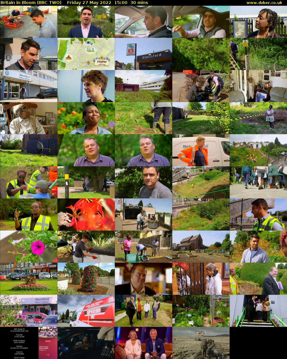 Britain in Bloom (BBC TWO) Friday 27 May 2022 15:00 - 15:30