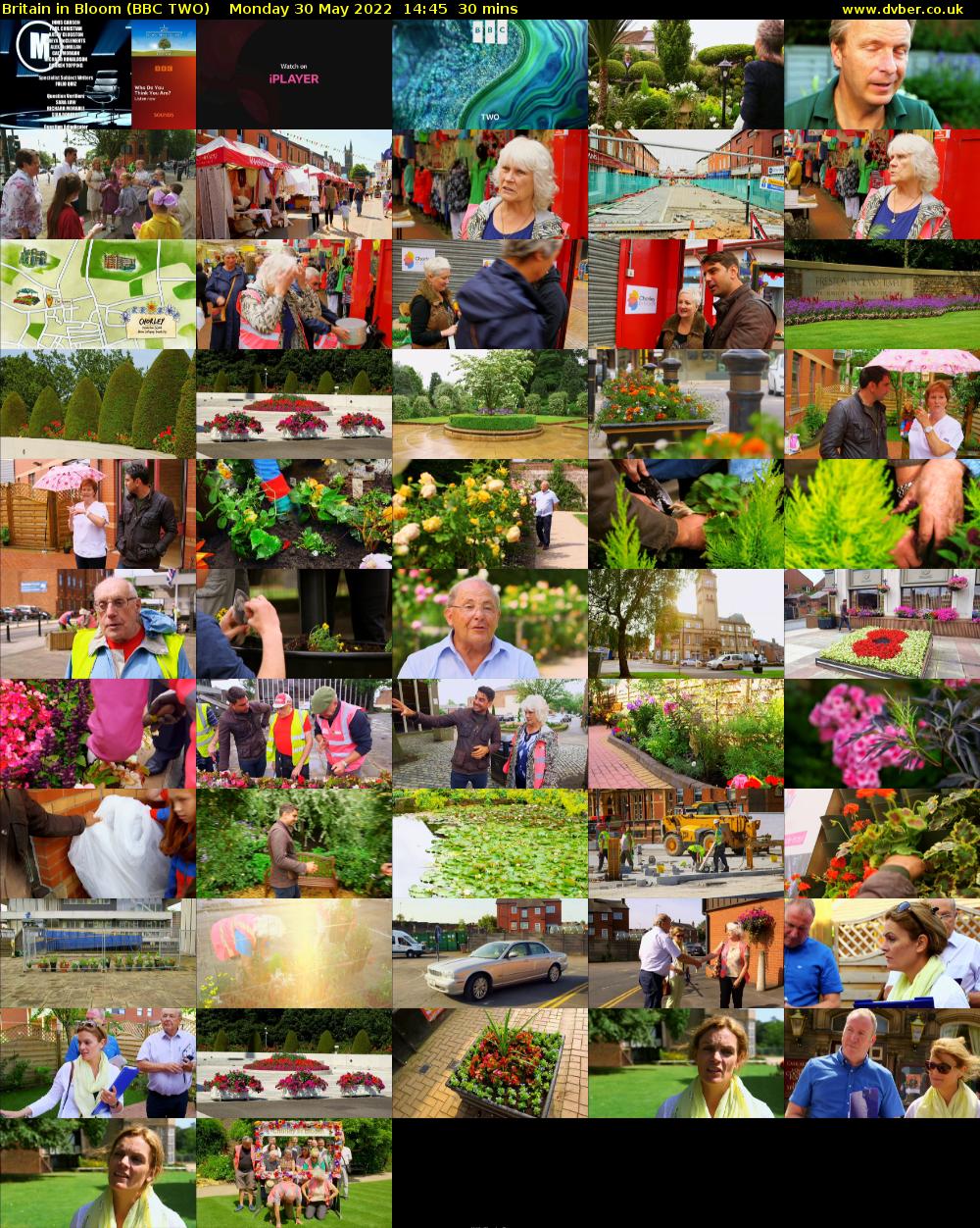 Britain in Bloom (BBC TWO) Monday 30 May 2022 14:45 - 15:15