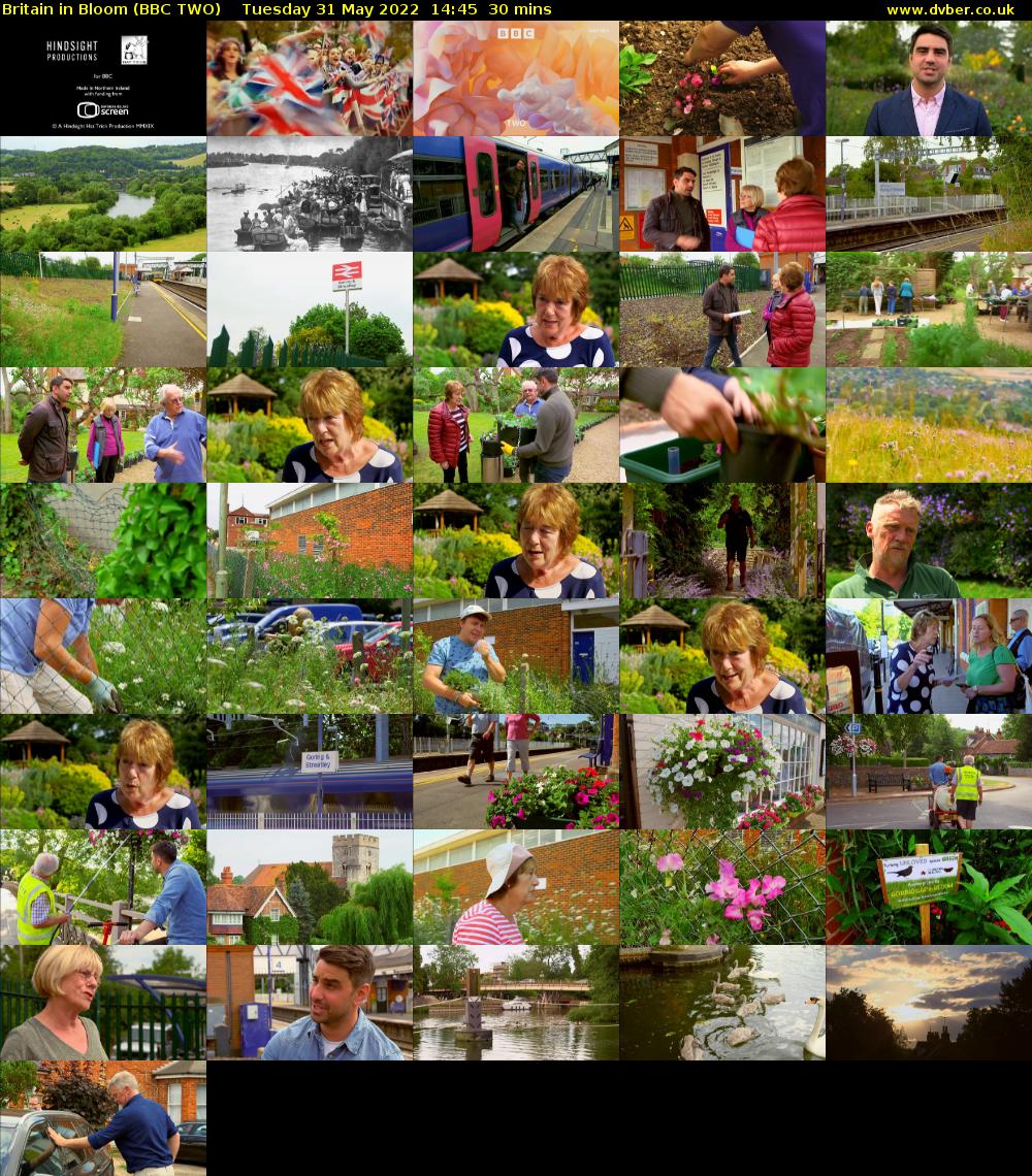 Britain in Bloom (BBC TWO) Tuesday 31 May 2022 14:45 - 15:15