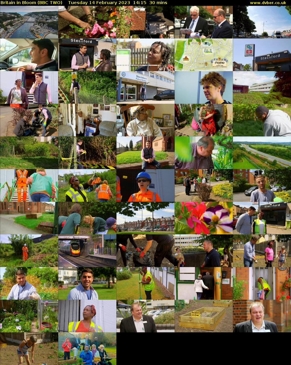 Britain in Bloom (BBC TWO) Tuesday 14 February 2023 14:15 - 14:45