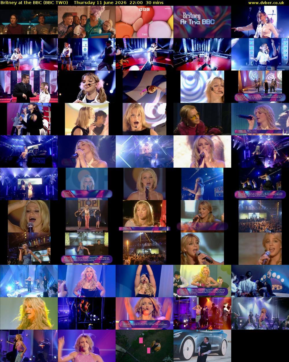 Britney at the BBC (BBC TWO) Thursday 11 June 2026 22:00 - 22:30
