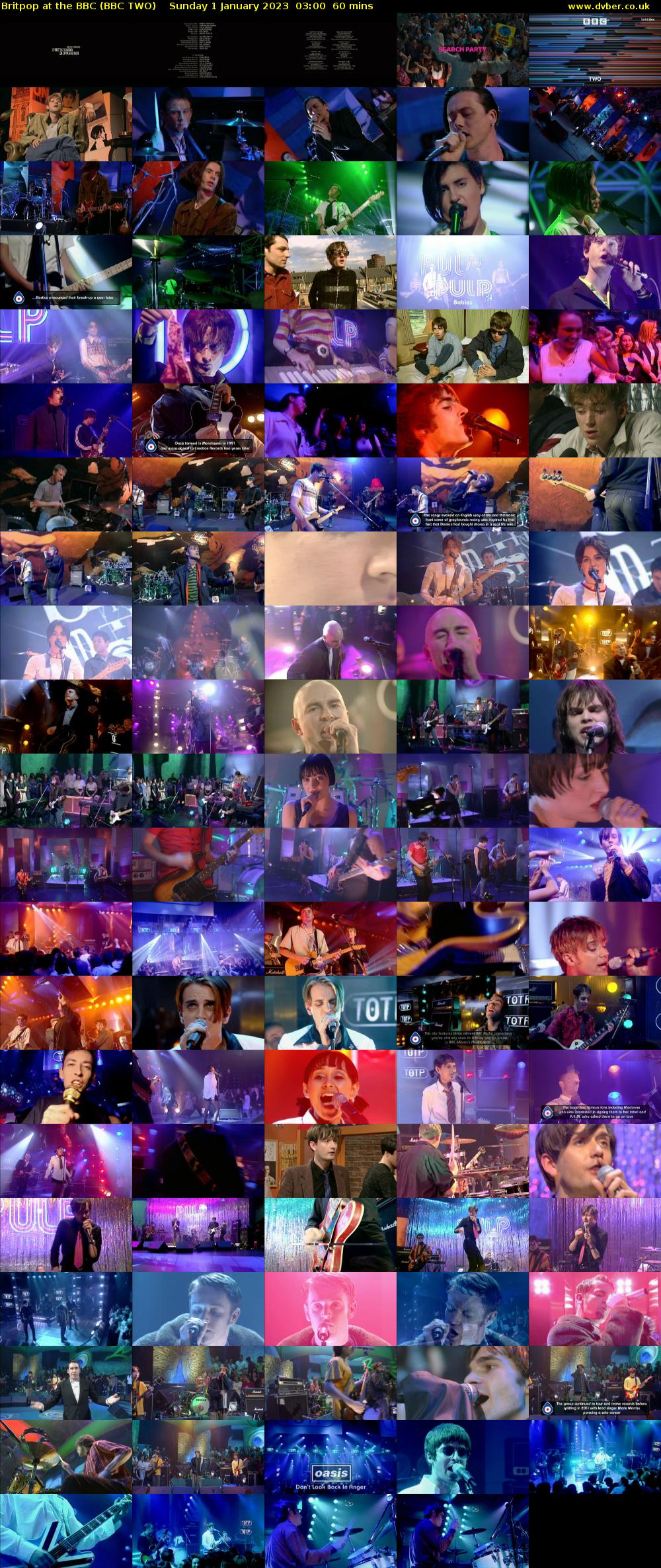 Britpop at the BBC (BBC TWO) Sunday 1 January 2023 03:00 - 04:00