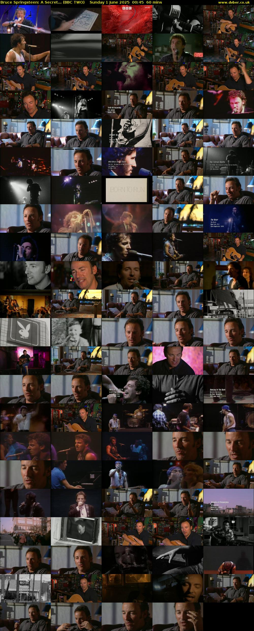 Bruce Springsteen: A Secret... (BBC TWO) Sunday 1 June 2025 00:45 - 01:45