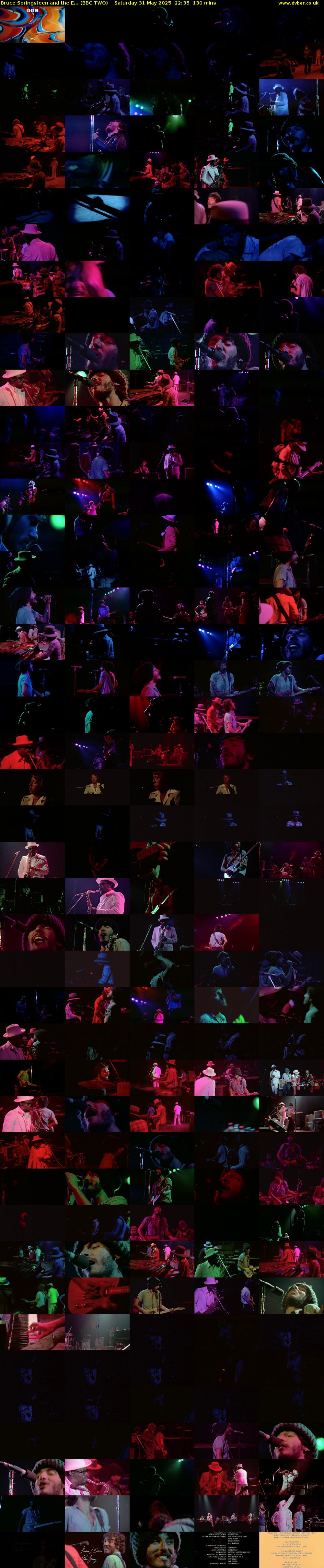 Bruce Springsteen and the E... (BBC TWO) Saturday 31 May 2025 22:35 - 00:45