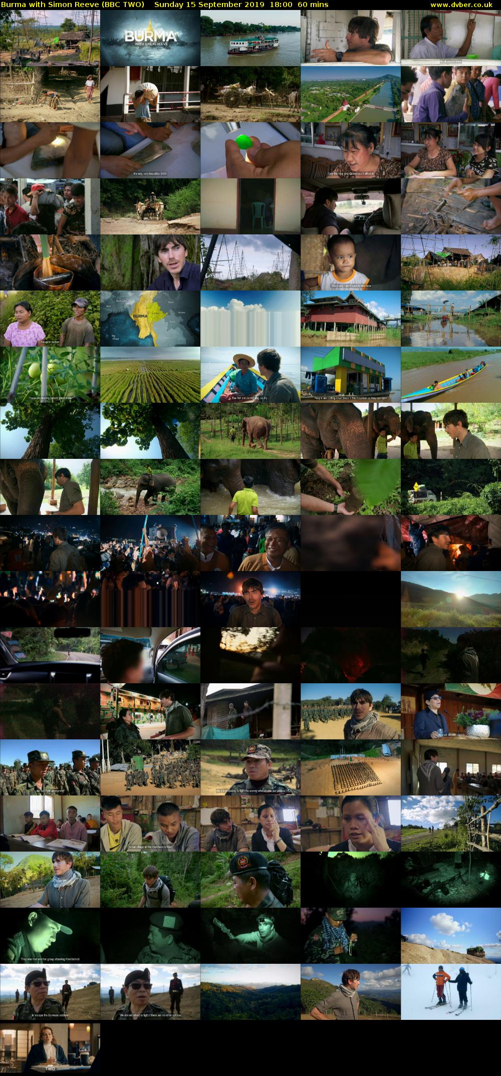 Burma with Simon Reeve (BBC TWO) Sunday 15 September 2019 18:00 - 19:00