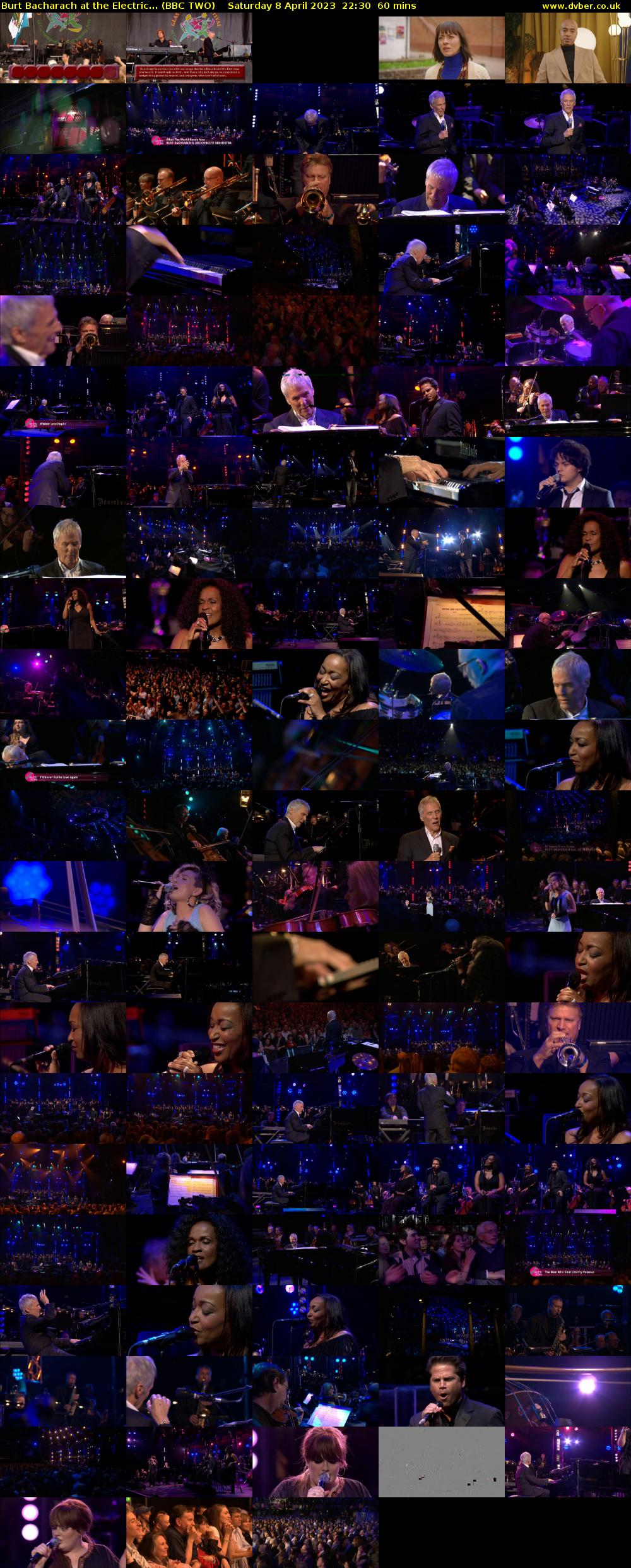 Burt Bacharach at the Electric... (BBC TWO) Saturday 8 April 2023 22:30 - 23:30