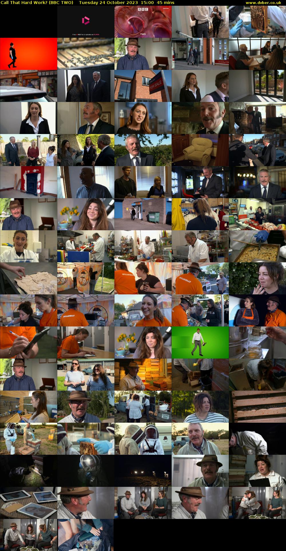 Call That Hard Work? (BBC TWO) Tuesday 24 October 2023 15:00 - 15:45