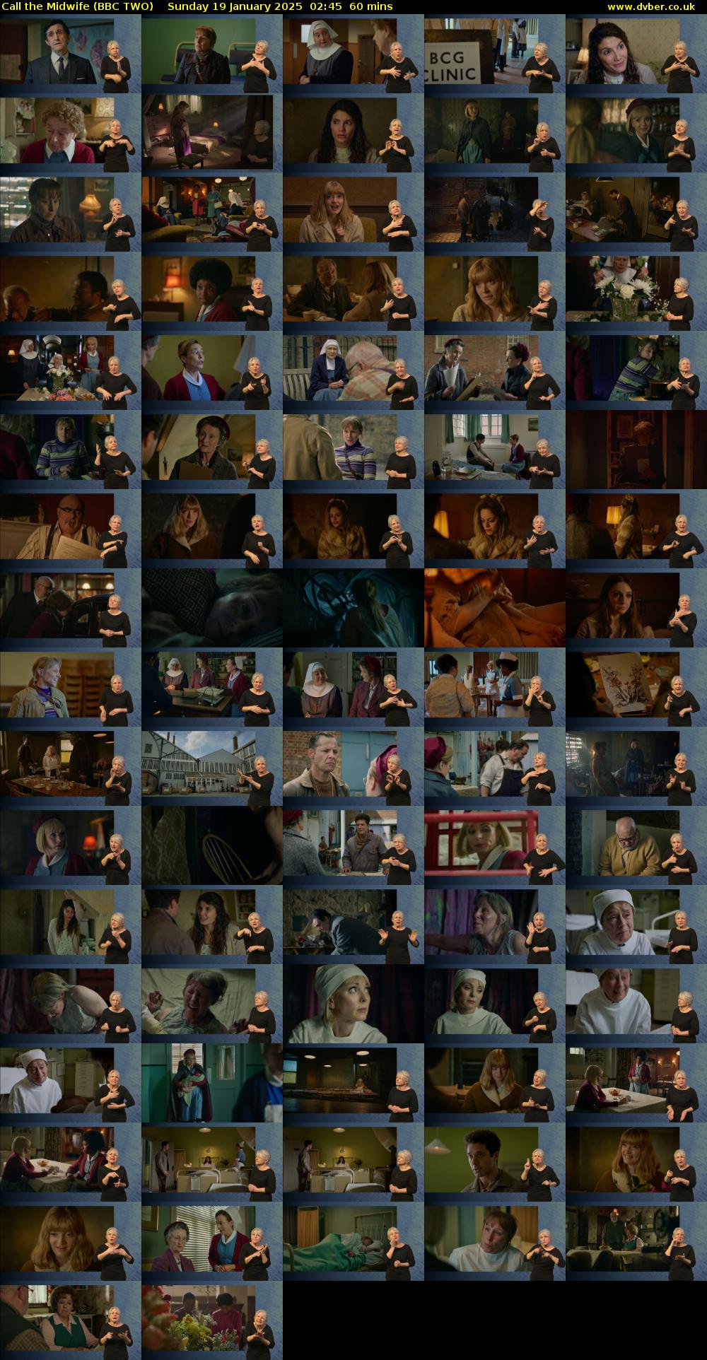 Call the Midwife (BBC TWO) Sunday 19 January 2025 02:45 - 03:45