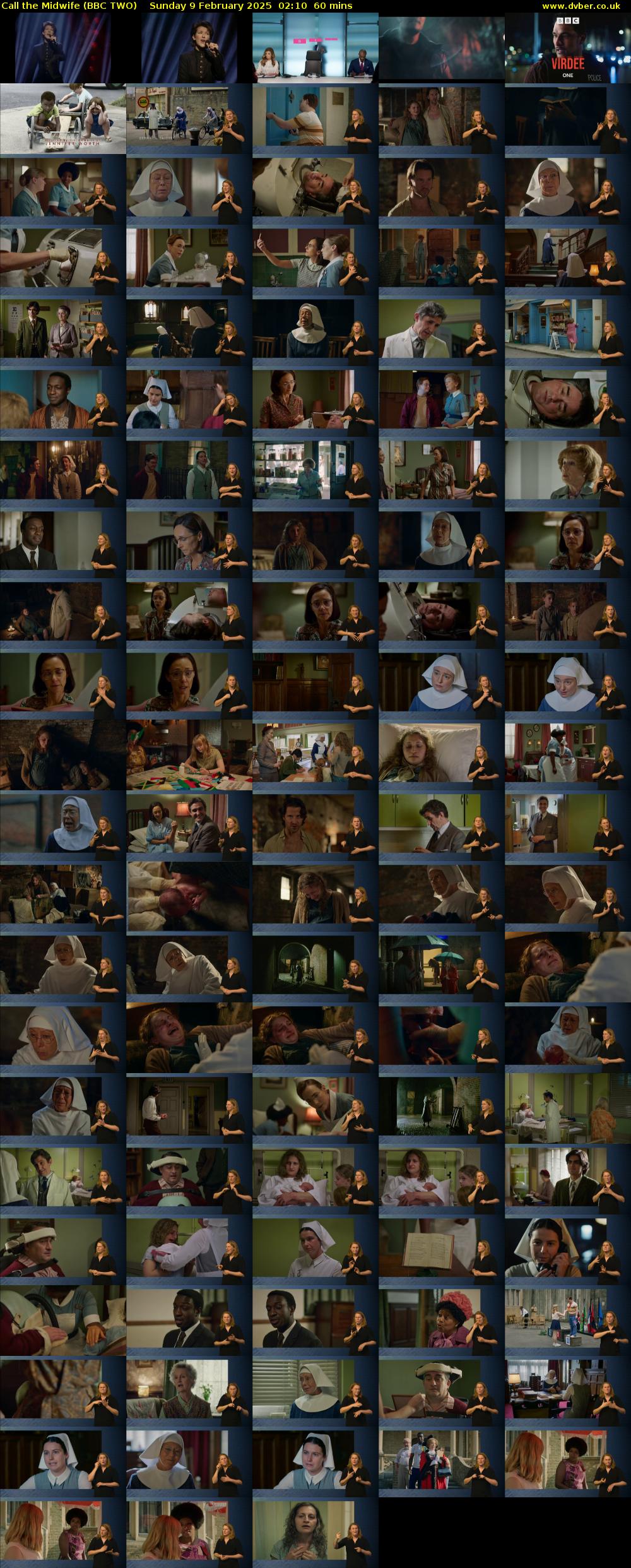 Call the Midwife (BBC TWO) Sunday 9 February 2025 02:10 - 03:10