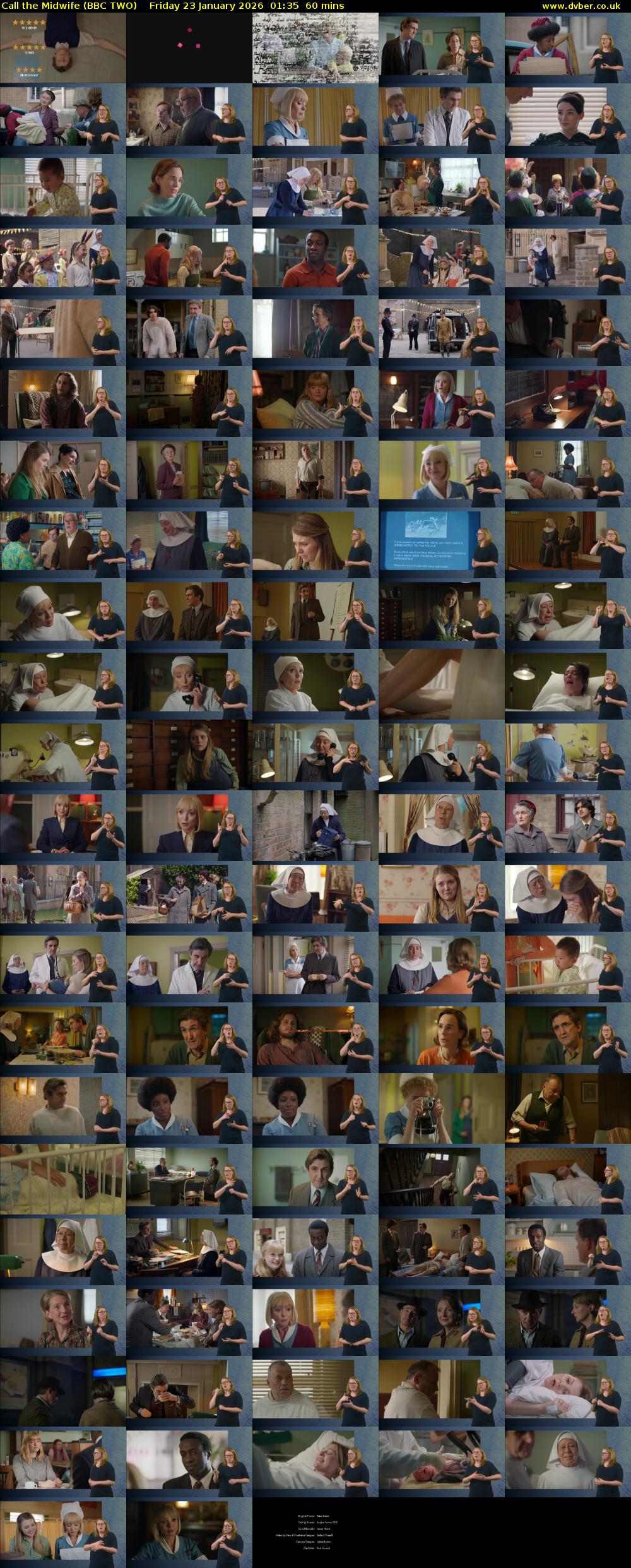 Call the Midwife (BBC TWO) Friday 23 January 2026 01:35 - 02:35