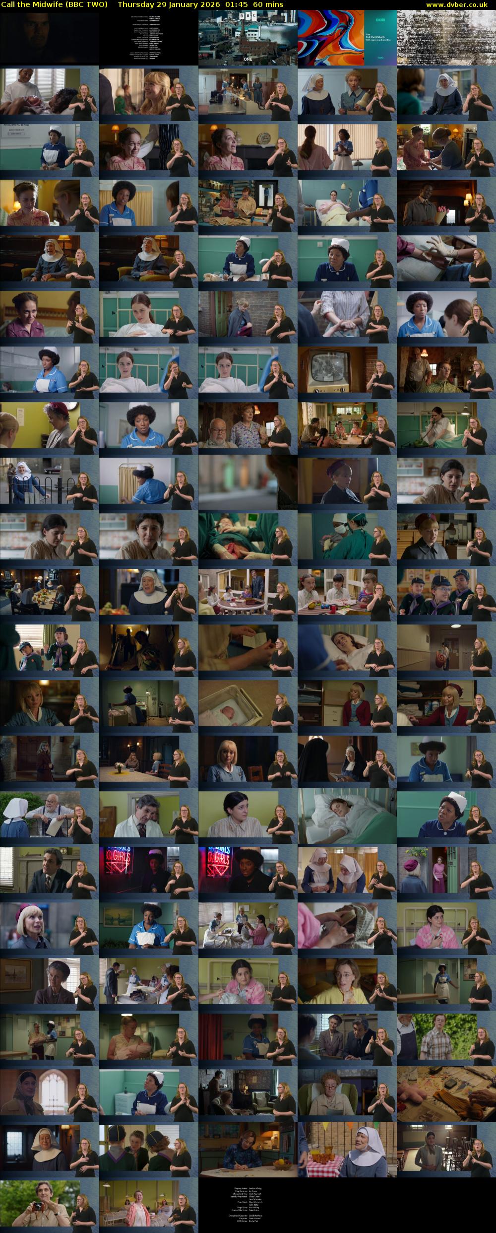 Call the Midwife (BBC TWO) Thursday 29 January 2026 01:45 - 02:45