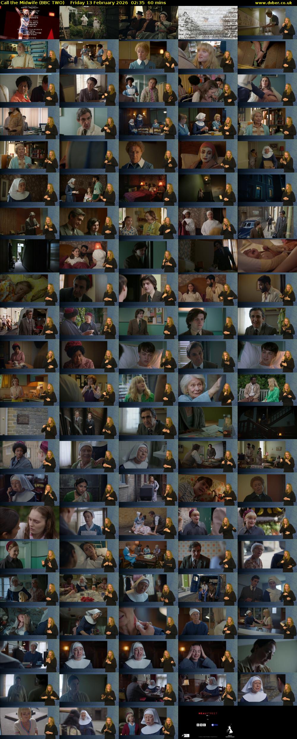 Call the Midwife (BBC TWO) Friday 13 February 2026 02:35 - 03:35