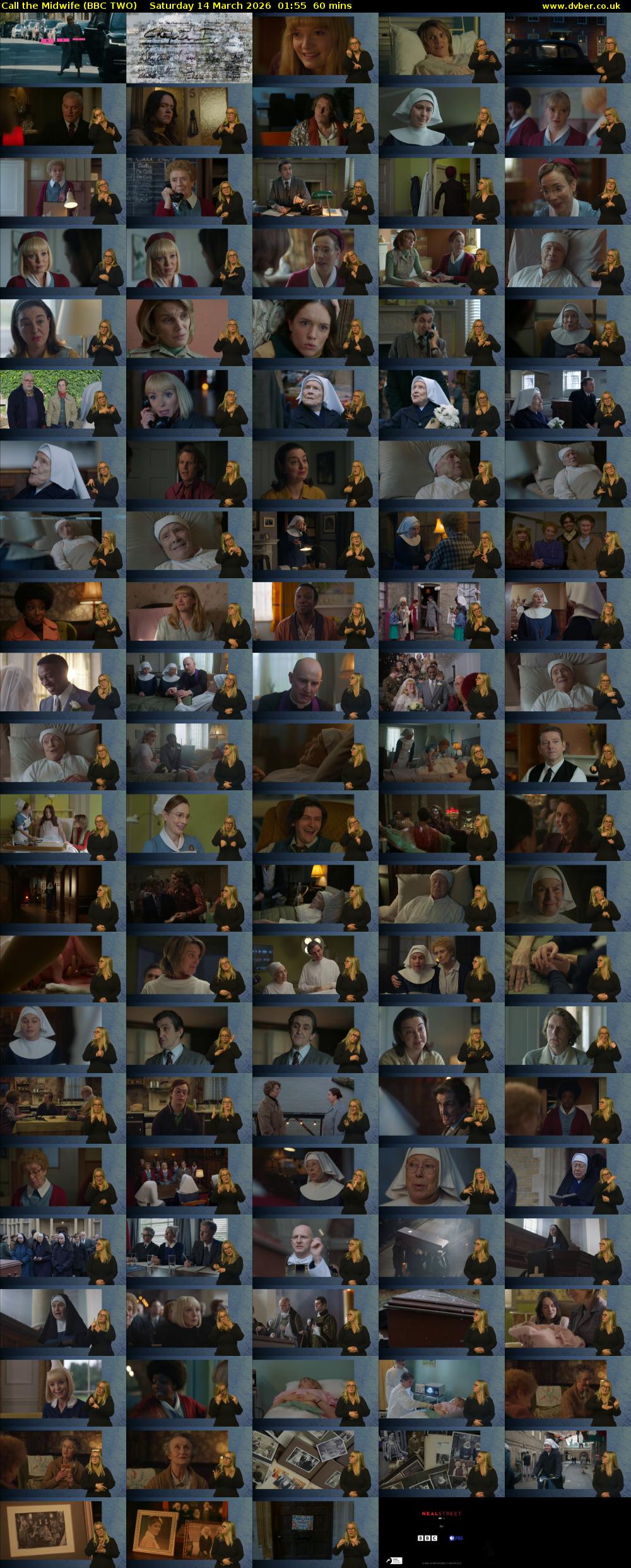 Call the Midwife (BBC TWO) Saturday 14 March 2026 01:55 - 02:55