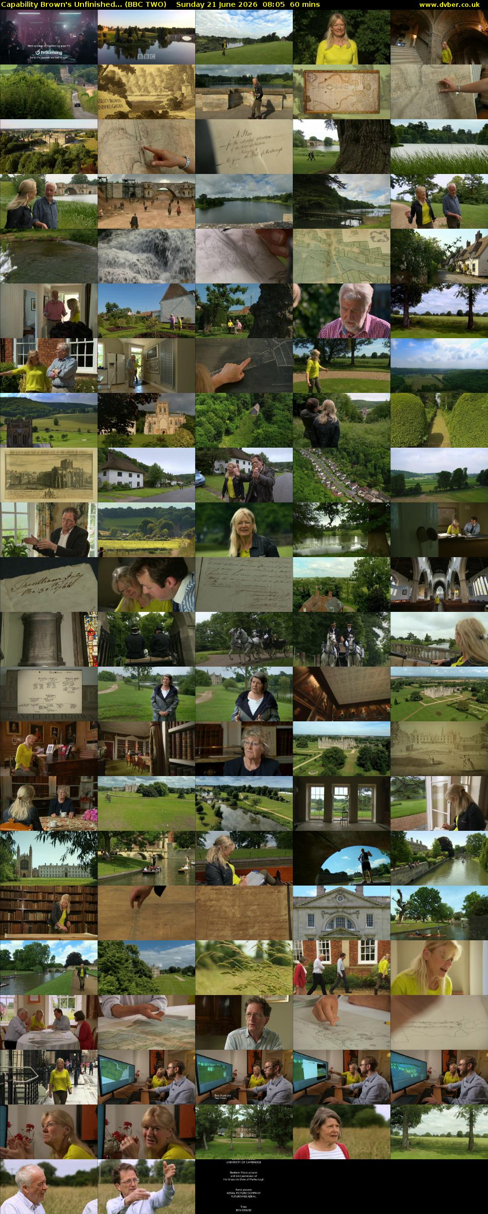 Capability Brown's Unfinished... (BBC TWO) Sunday 21 June 2026 08:05 - 09:05
