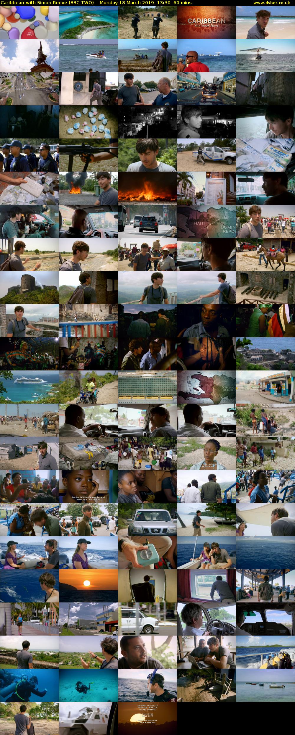 Caribbean with Simon Reeve (BBC TWO) Monday 18 March 2019 13:30 - 14:30