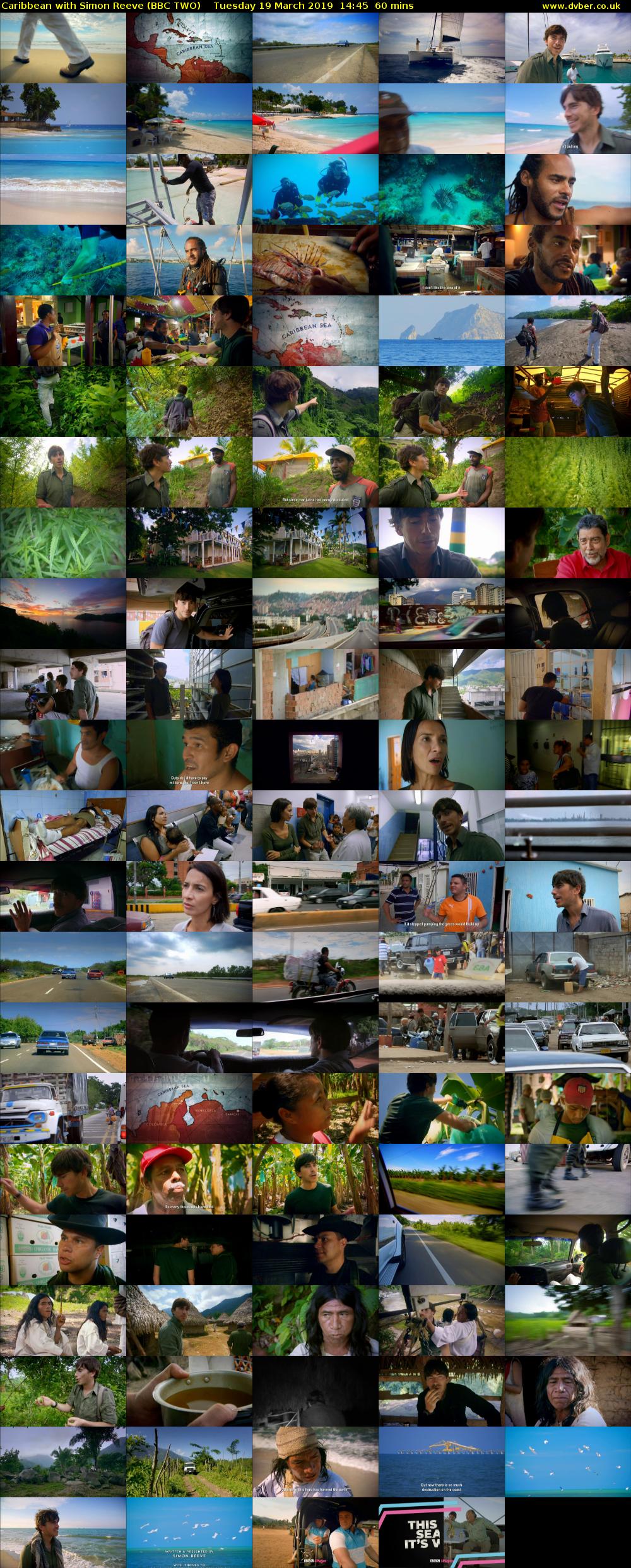 Caribbean with Simon Reeve (BBC TWO) Tuesday 19 March 2019 14:45 - 15:45