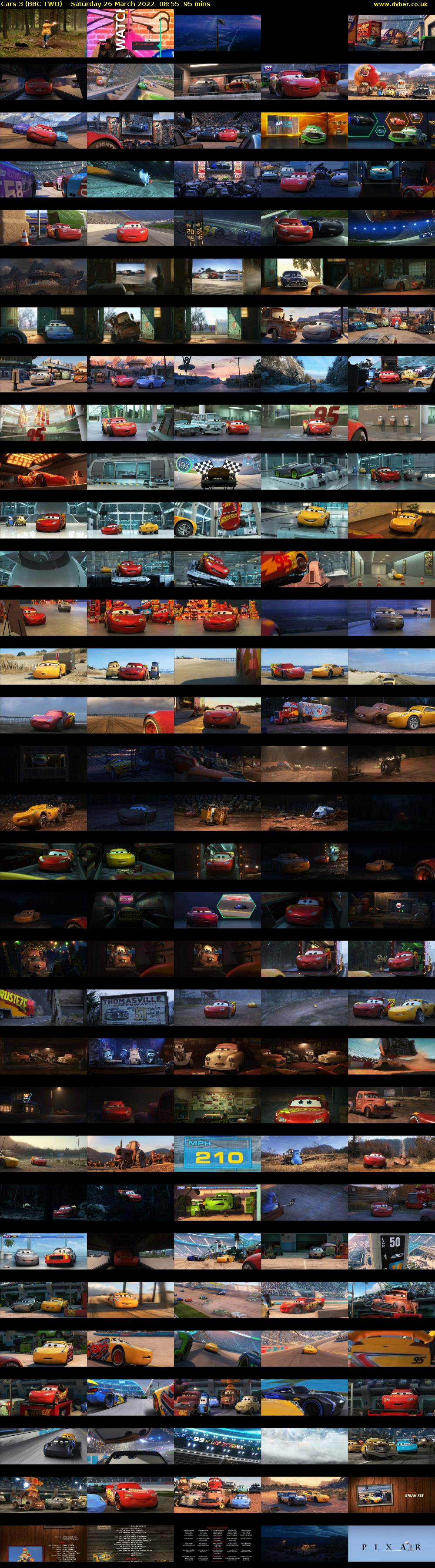 Cars 3 (BBC TWO) Saturday 26 March 2022 08:55 - 10:30