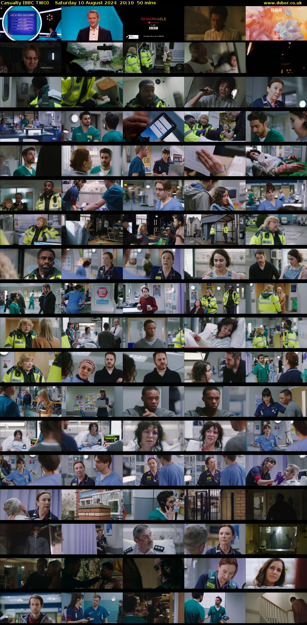 Casualty (BBC TWO) Saturday 10 August 2024 20:10 - 21:00