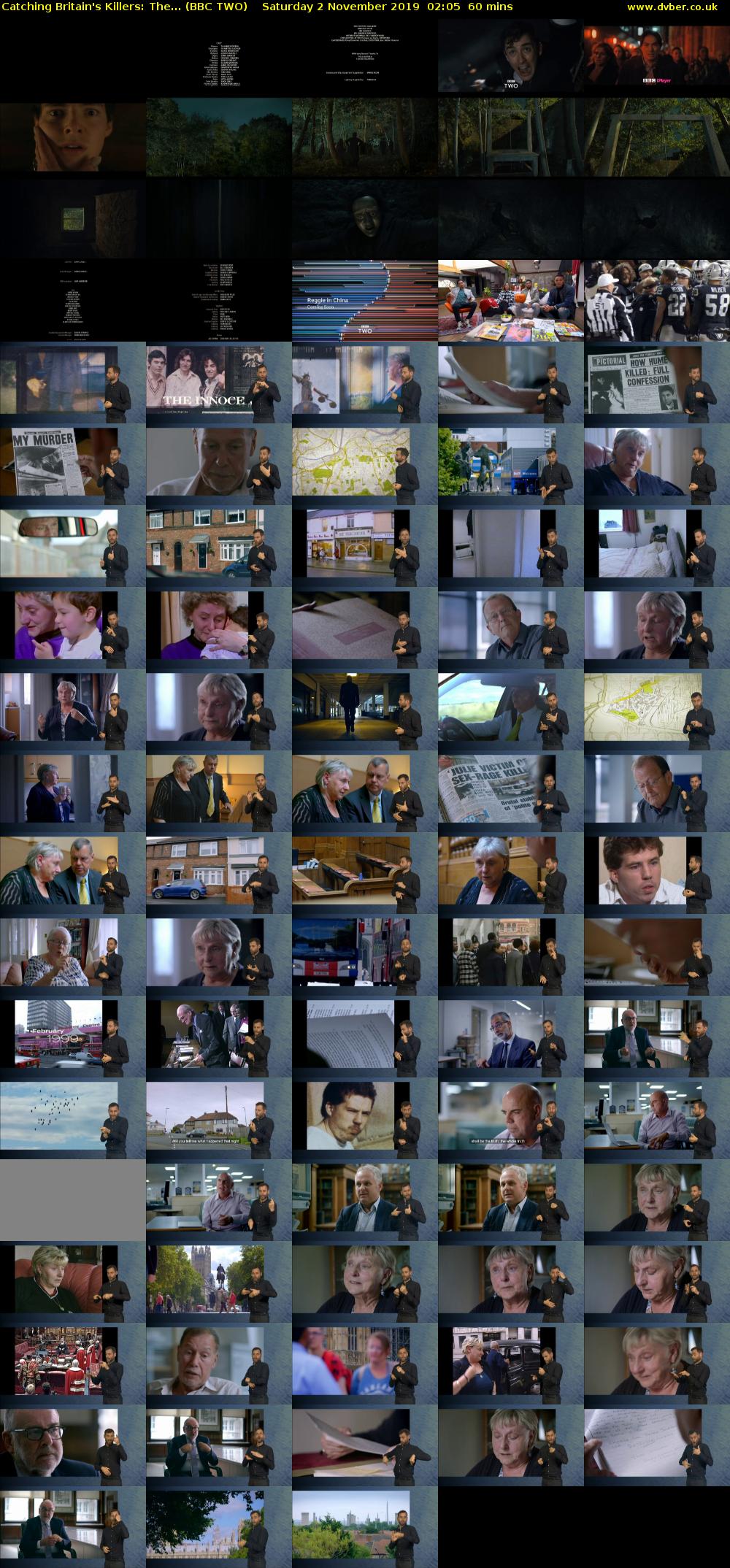 Catching Britain's Killers: The... (BBC TWO) Saturday 2 November 2019 02:05 - 03:05