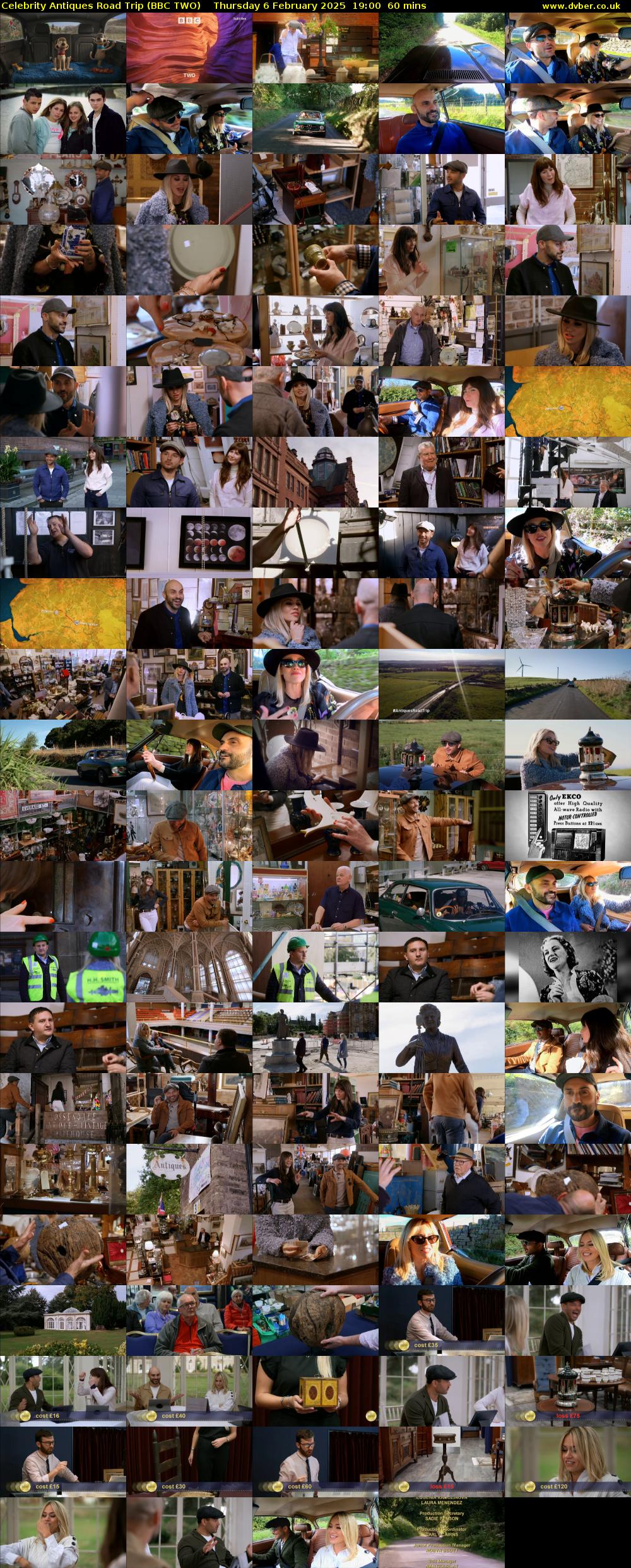 Celebrity Antiques Road Trip (BBC TWO) Thursday 6 February 2025 19:00 - 20:00