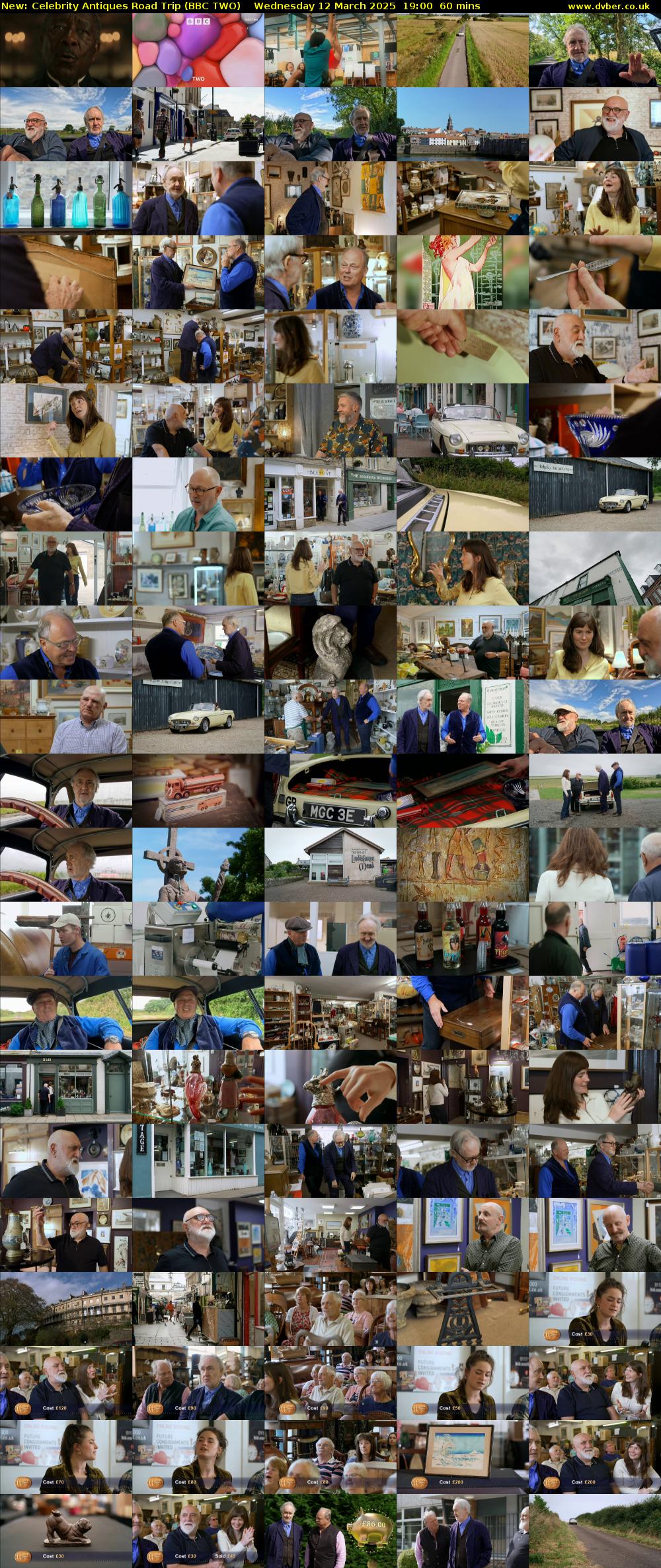 Celebrity Antiques Road Trip (BBC TWO) Wednesday 12 March 2025 19:00 - 20:00