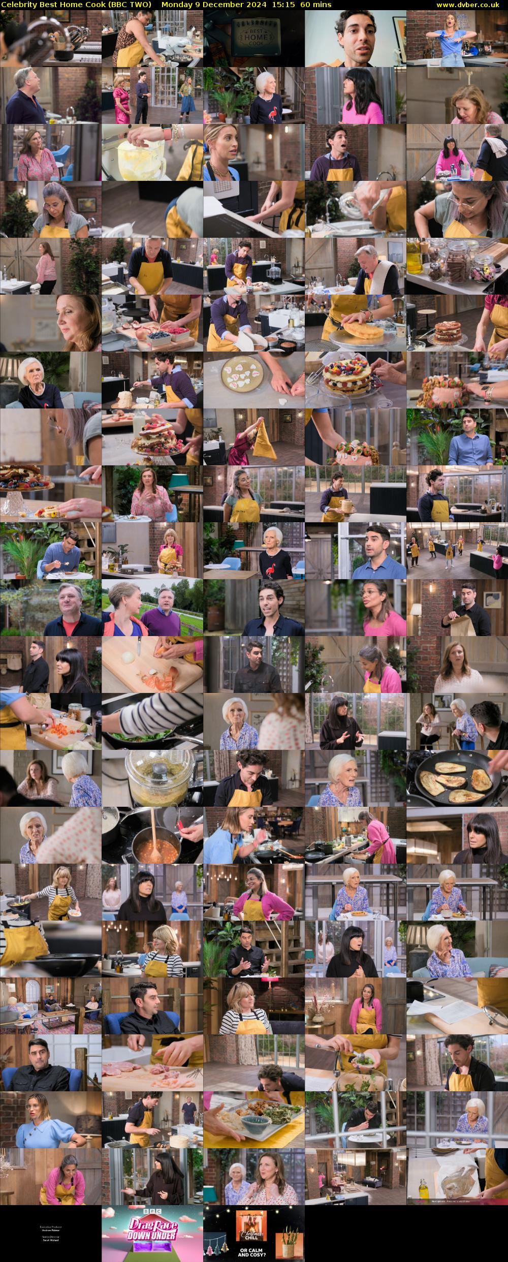 Celebrity Best Home Cook (BBC TWO) Monday 9 December 2024 15:15 - 16:15