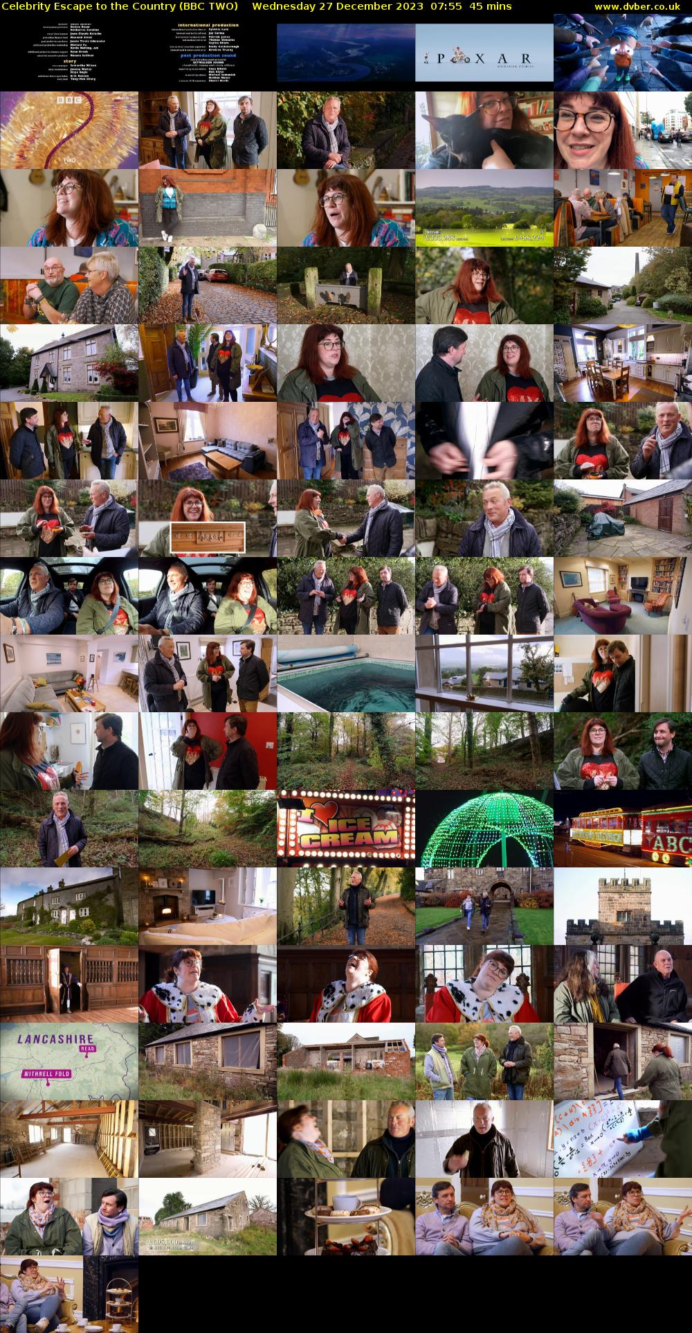 Celebrity Escape to the Country (BBC TWO) Wednesday 27 December 2023 07:55 - 08:40