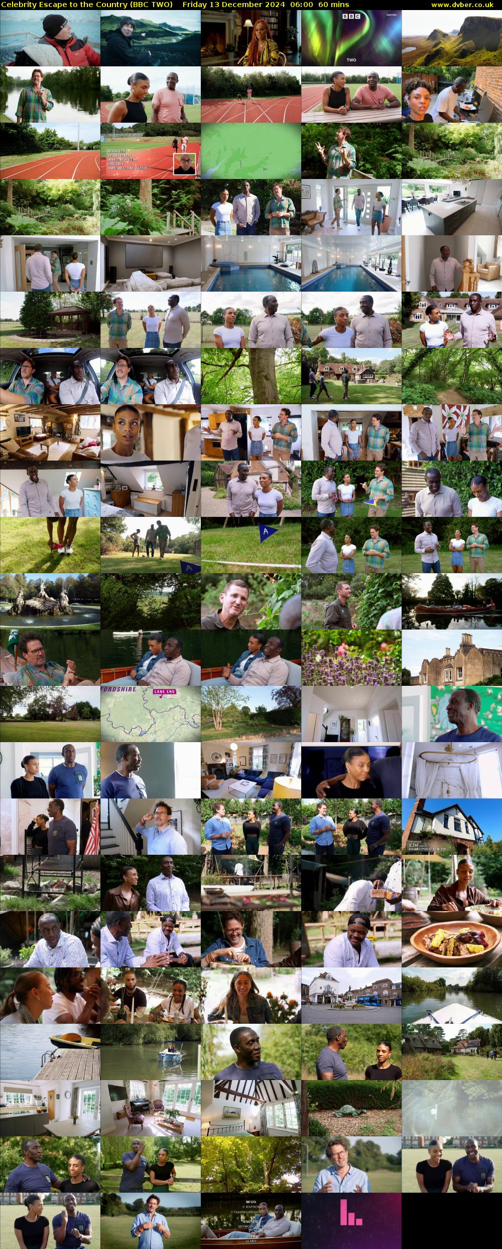 Celebrity Escape to the Country (BBC TWO) Friday 13 December 2024 06:00 - 07:00