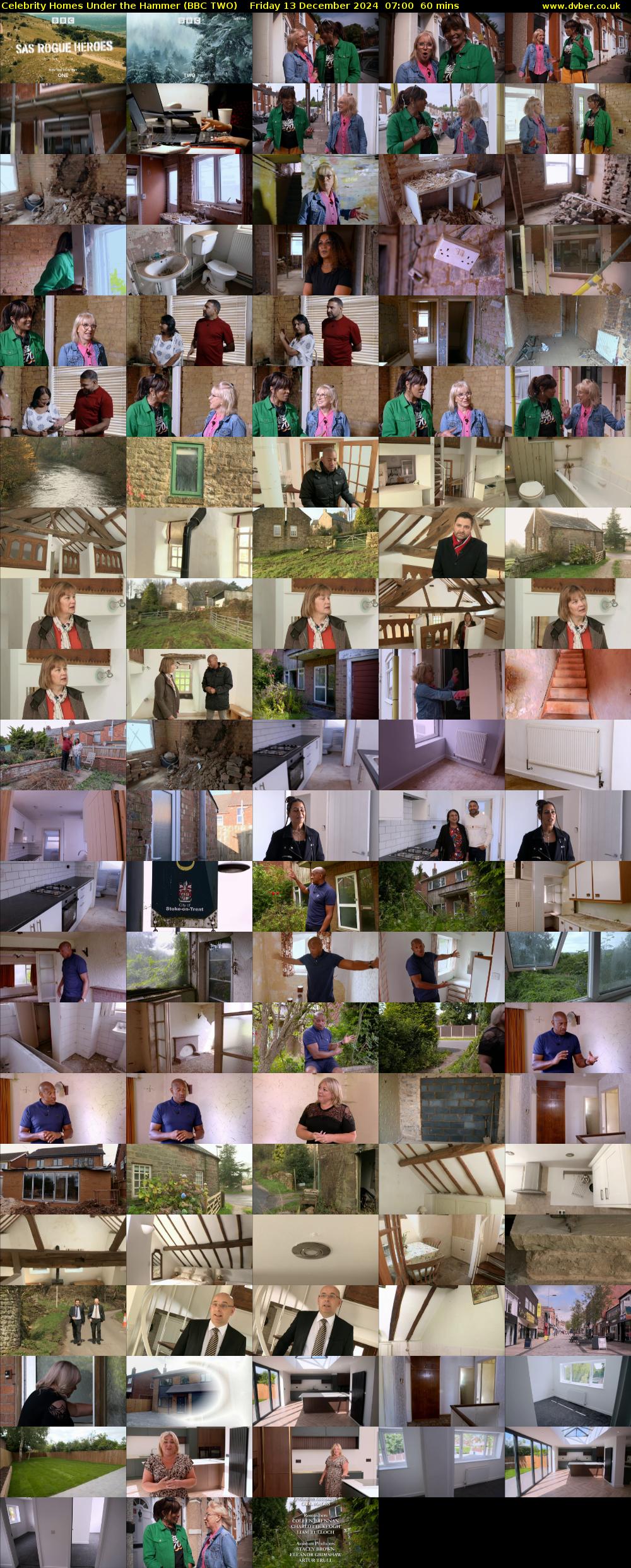 Celebrity Homes Under the Hammer (BBC TWO) Friday 13 December 2024 07:00 - 08:00