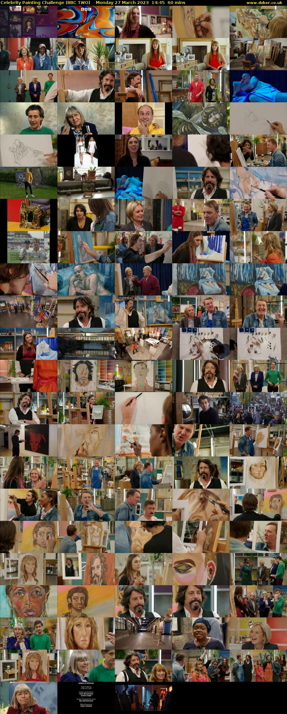 Celebrity Painting Challenge (BBC TWO) Monday 27 March 2023 14:45 - 15:45