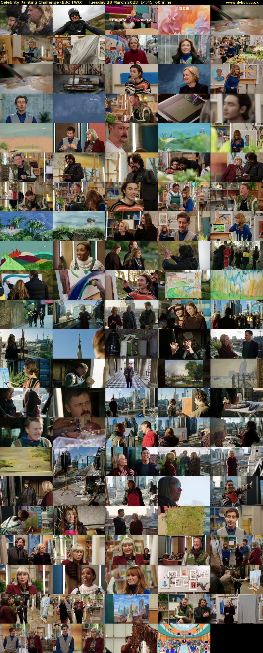 Celebrity Painting Challenge (BBC TWO) Tuesday 28 March 2023 14:45 - 15:45