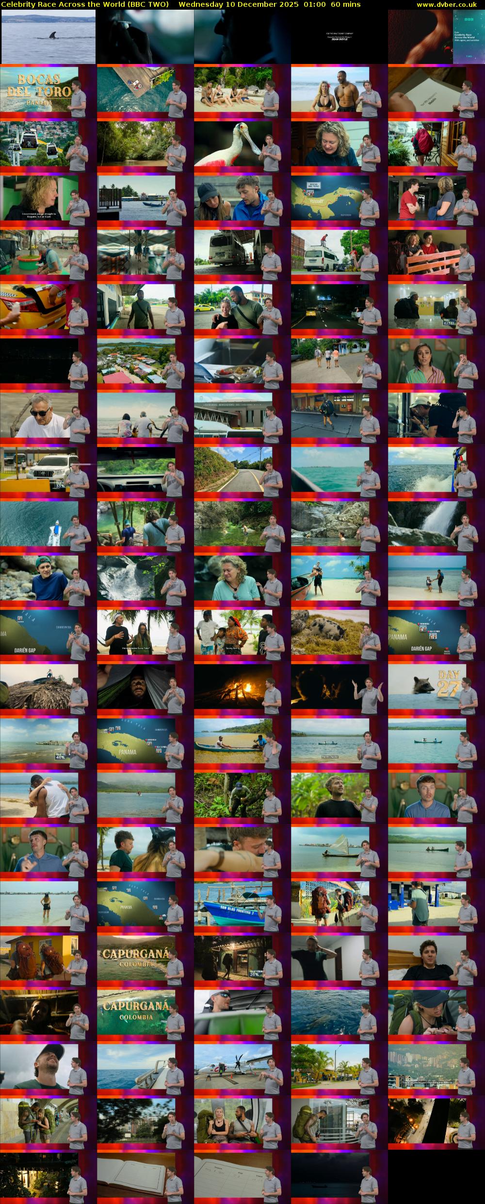 Celebrity Race Across the World (BBC TWO) Wednesday 10 December 2025 01:00 - 02:00