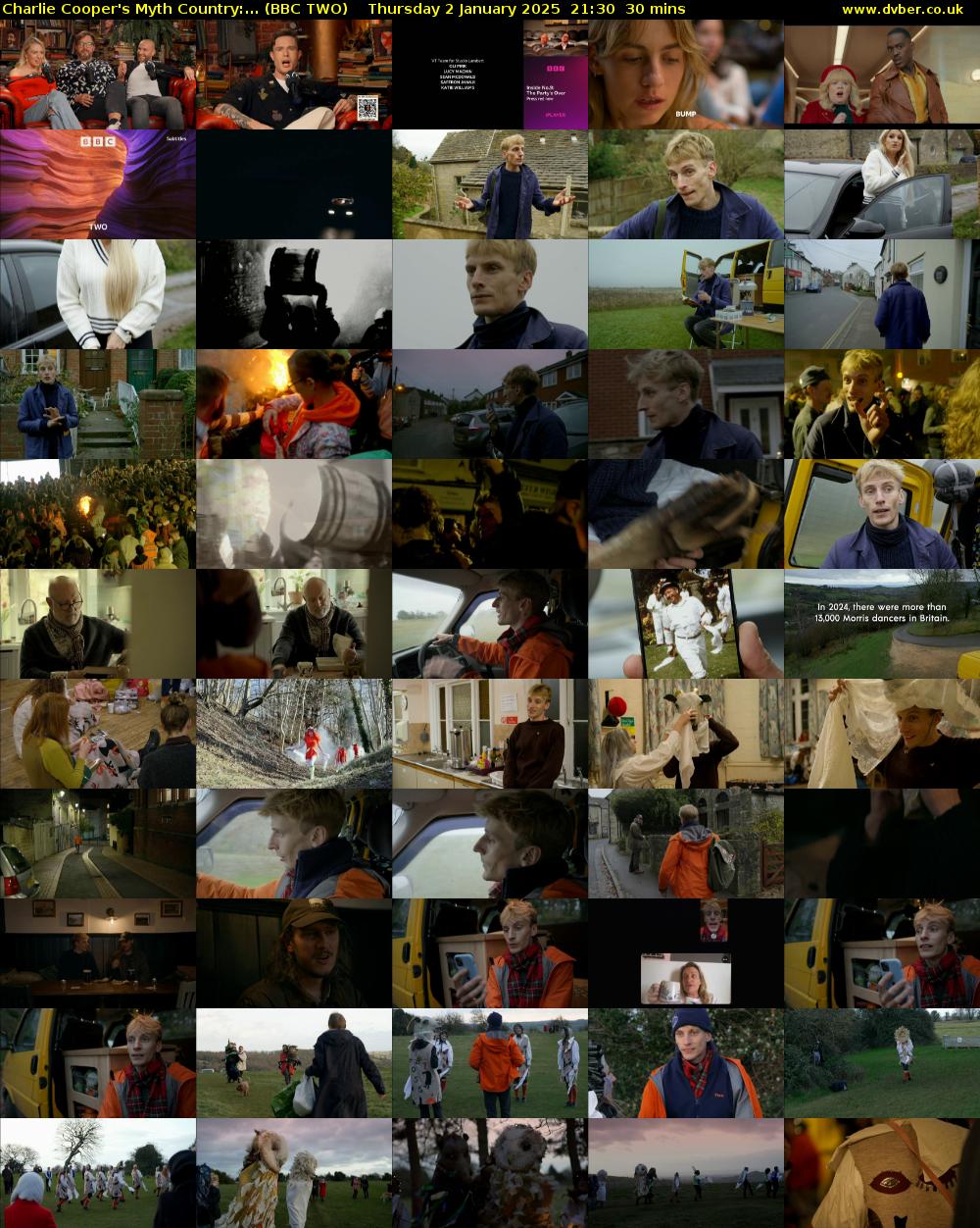 Charlie Cooper's Myth Country:... (BBC TWO) Thursday 2 January 2025 21:30 - 22:00