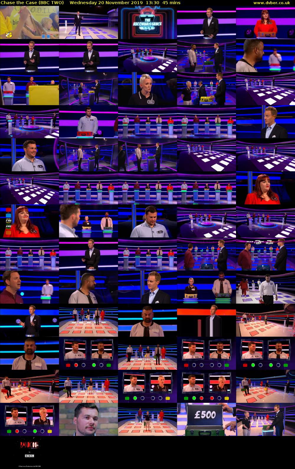 Chase the Case (BBC TWO) Wednesday 20 November 2019 13:30 - 14:15