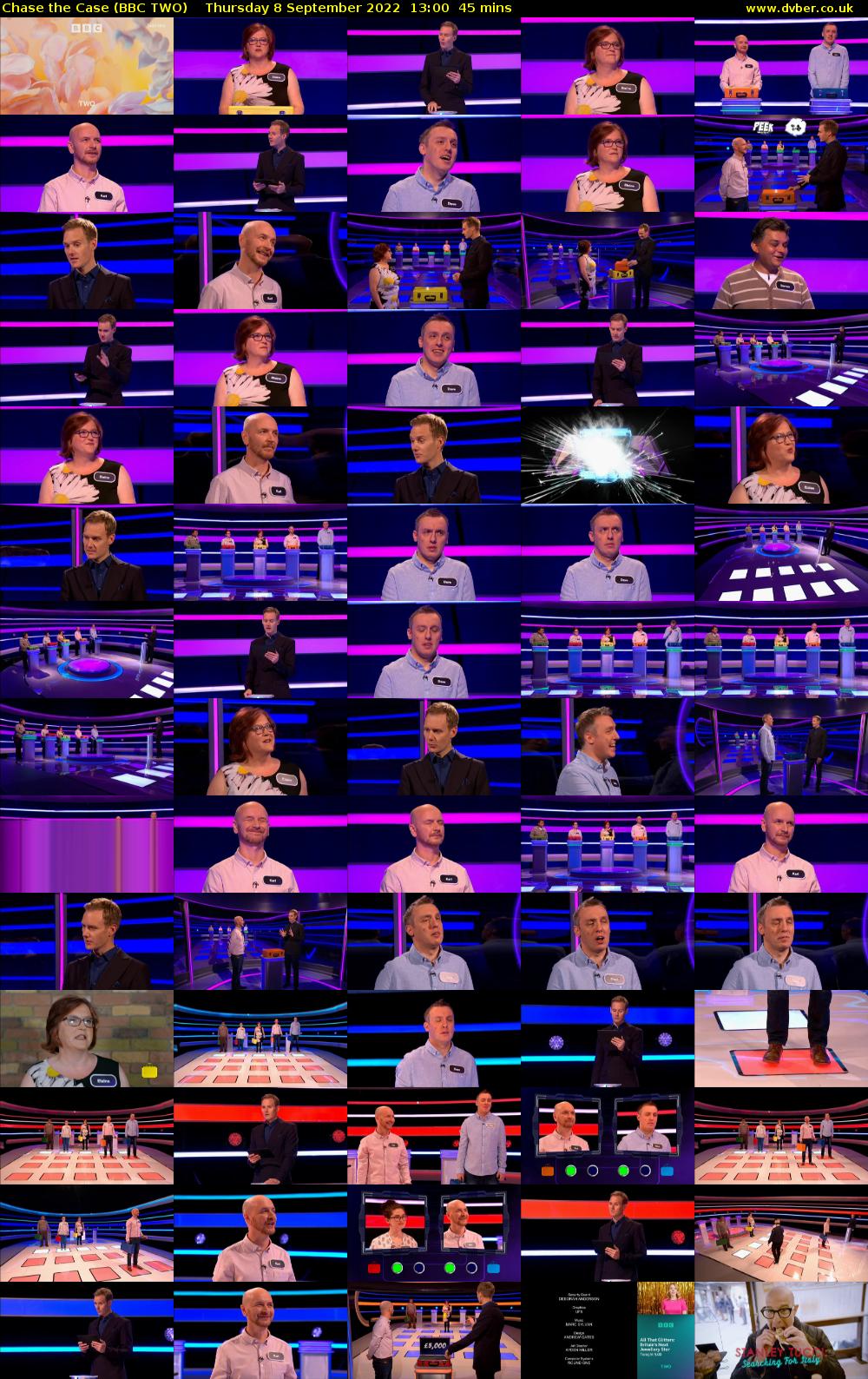 Chase the Case (BBC TWO) Thursday 8 September 2022 13:00 - 13:45