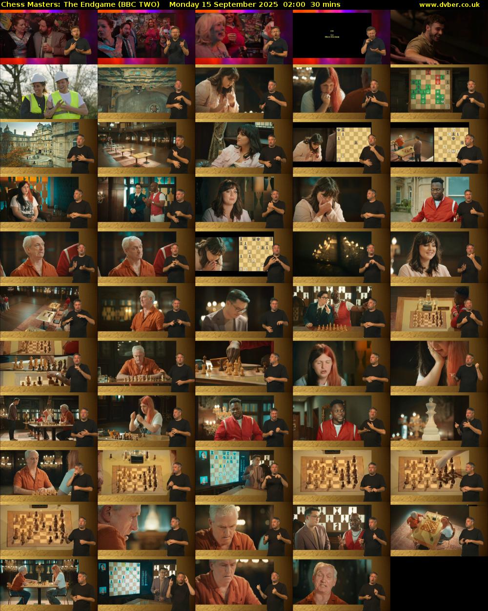 Chess Masters: The Endgame (BBC TWO) Monday 15 September 2025 02:00 - 02:30