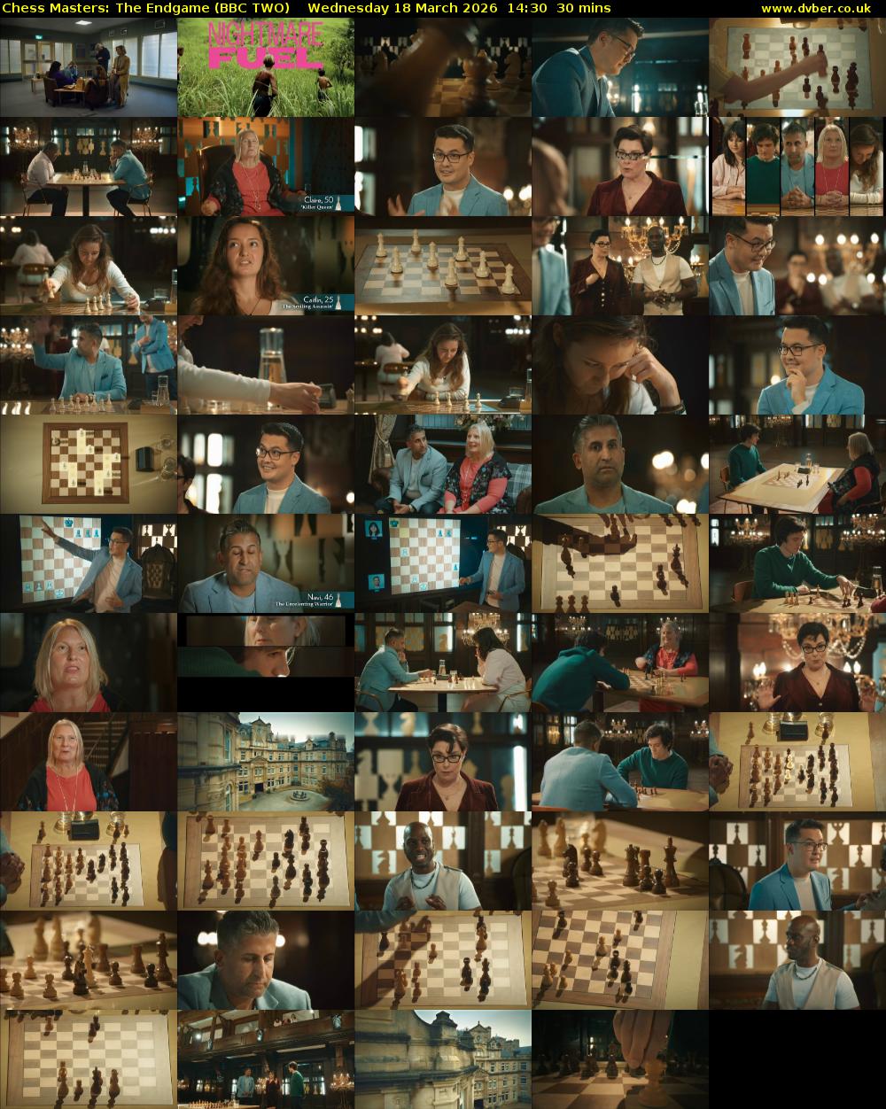 Chess Masters: The Endgame (BBC TWO) Wednesday 18 March 2026 14:30 - 15:00