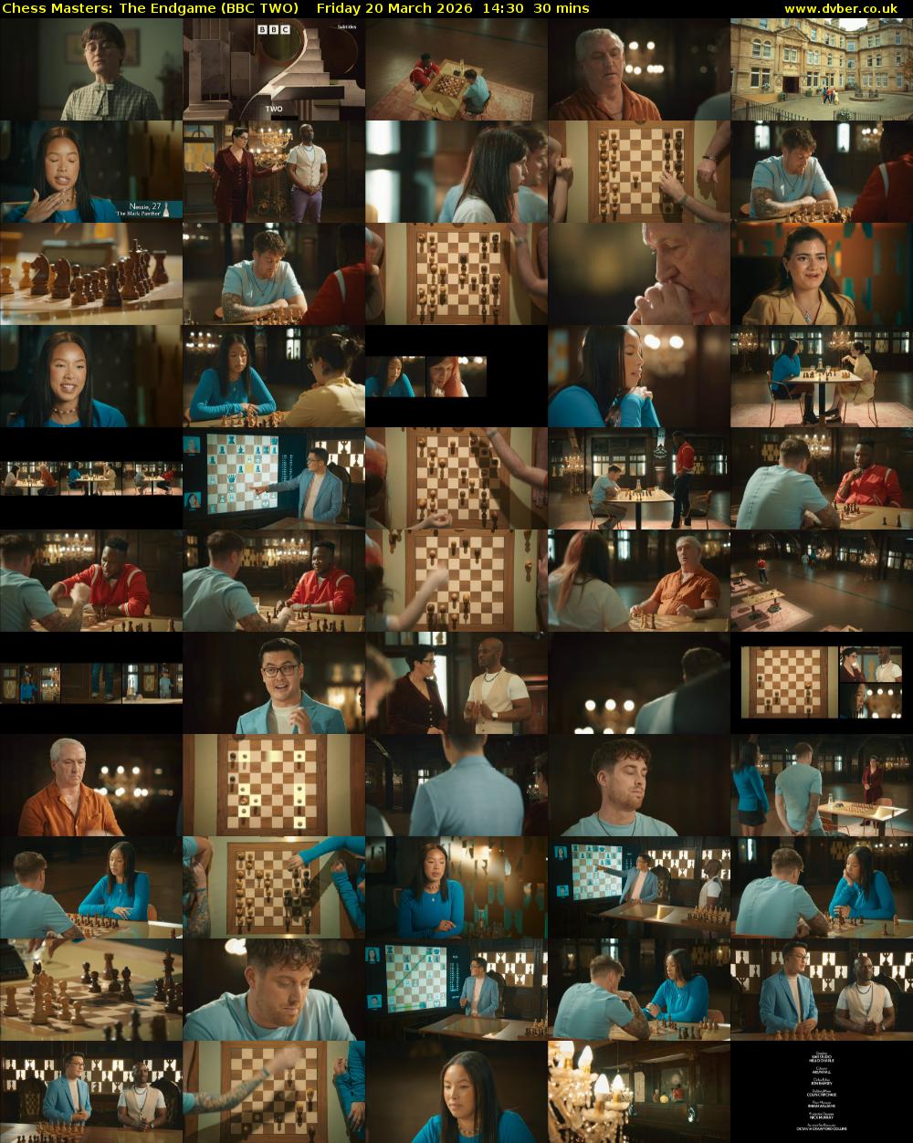 Chess Masters: The Endgame (BBC TWO) Friday 20 March 2026 14:30 - 15:00