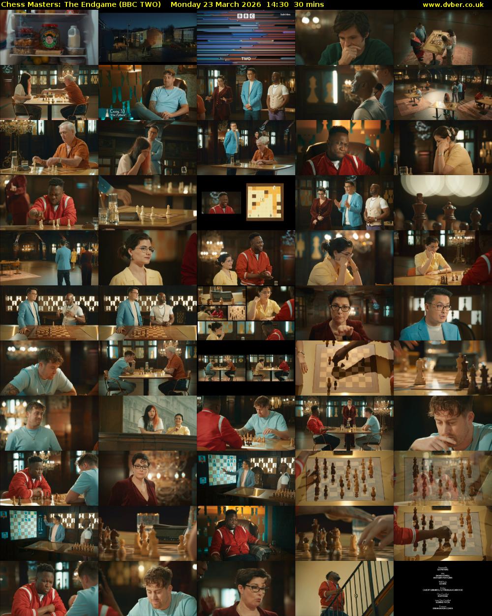 Chess Masters: The Endgame (BBC TWO) Monday 23 March 2026 14:30 - 15:00