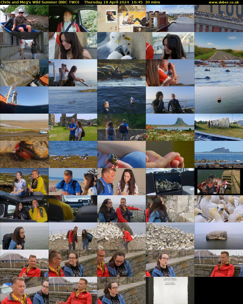 Chris and Meg's Wild Summer (BBC TWO) Thursday 18 April 2024 16:45 - 17:15