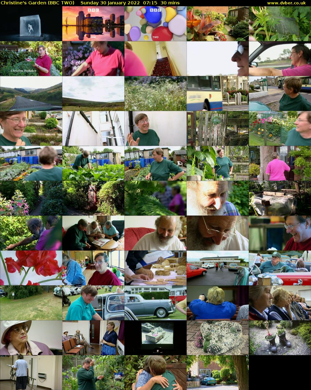 Christine's Garden (BBC TWO) Sunday 30 January 2022 07:15 - 07:45