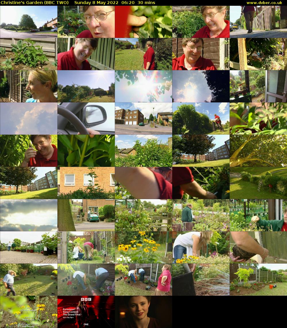 Christine's Garden (BBC TWO) Sunday 8 May 2022 06:20 - 06:50