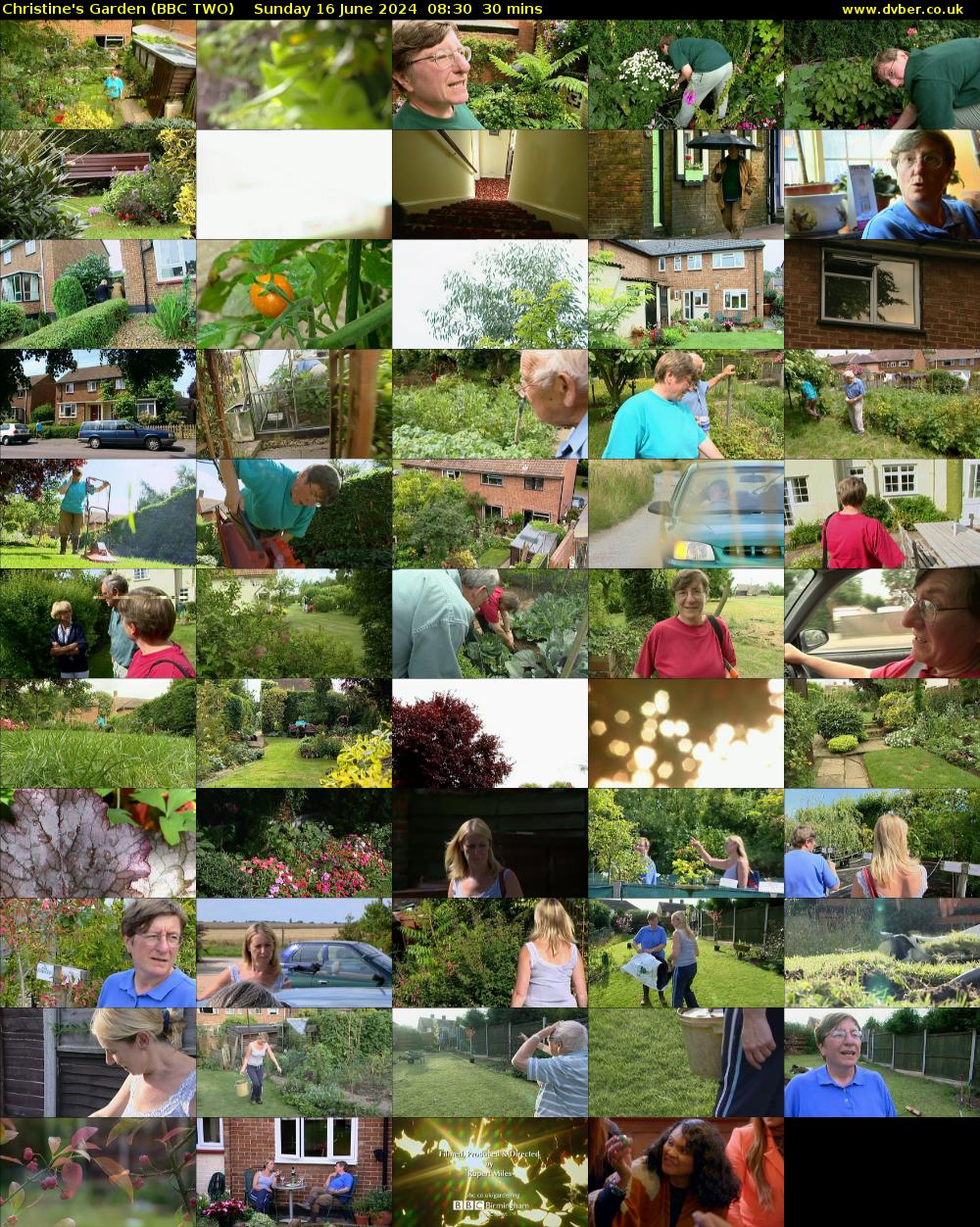 Christine's Garden (BBC TWO) Sunday 16 June 2024 08:30 - 09:00