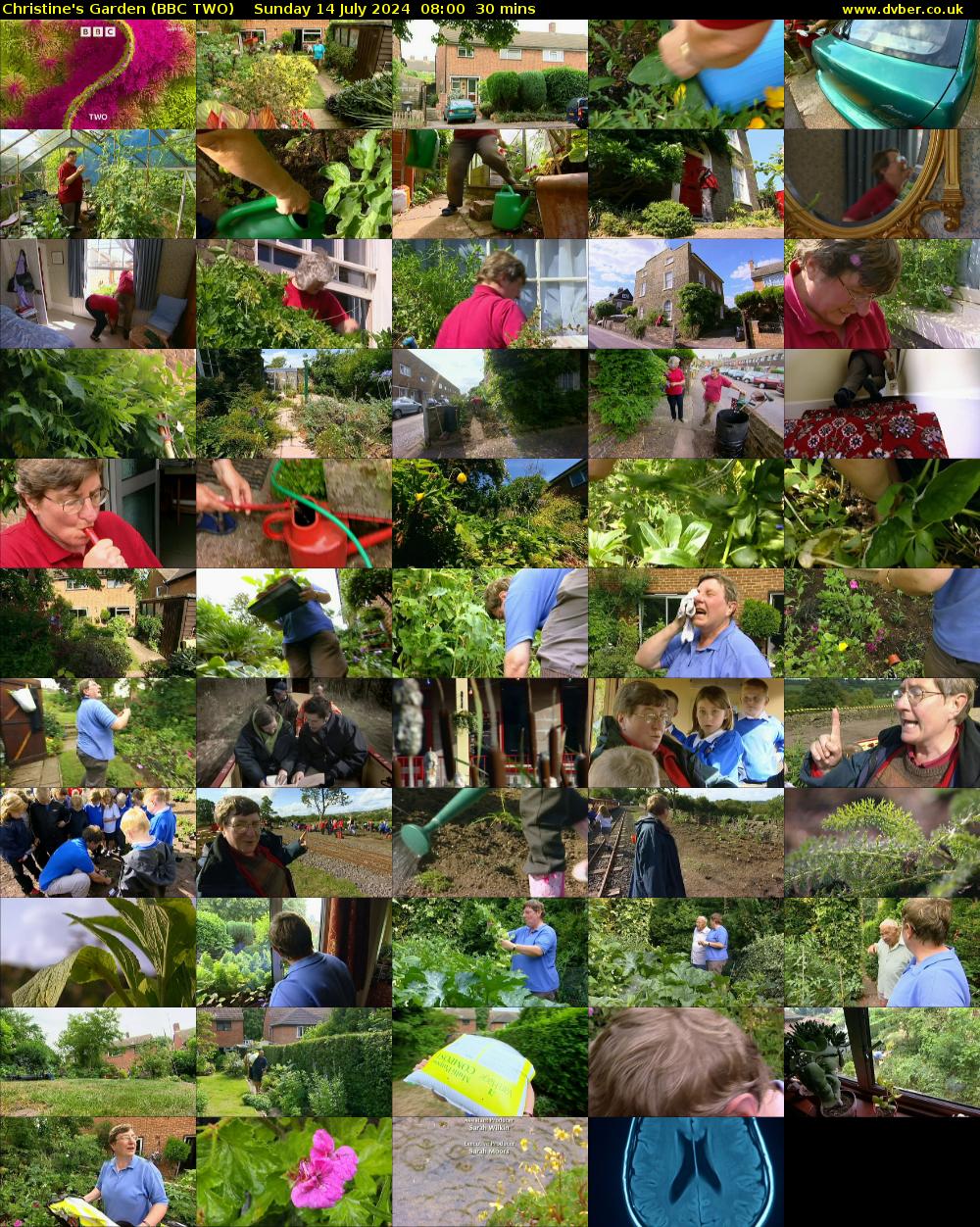 Christine's Garden (BBC TWO) Sunday 14 July 2024 08:00 - 08:30