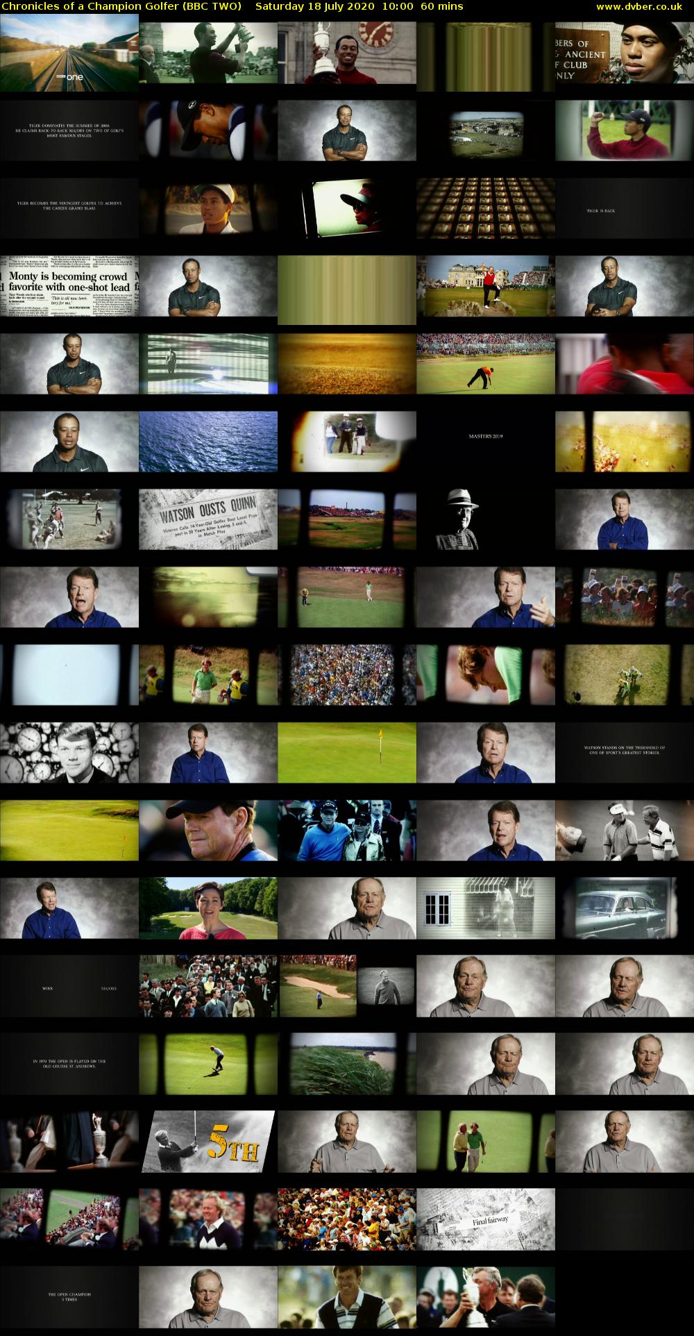 Chronicles of a Champion Golfer (BBC TWO) Saturday 18 July 2020 10:00 - 11:00
