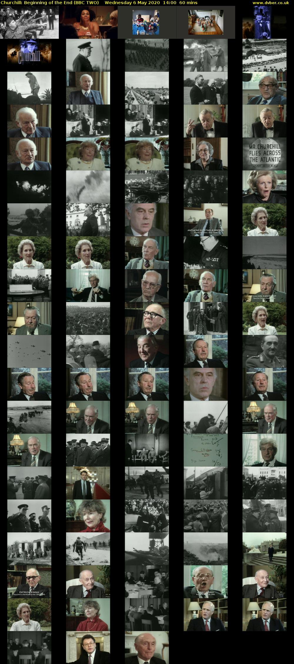 Churchill: Beginning of the End (BBC TWO) Wednesday 6 May 2020 14:00 - 15:00