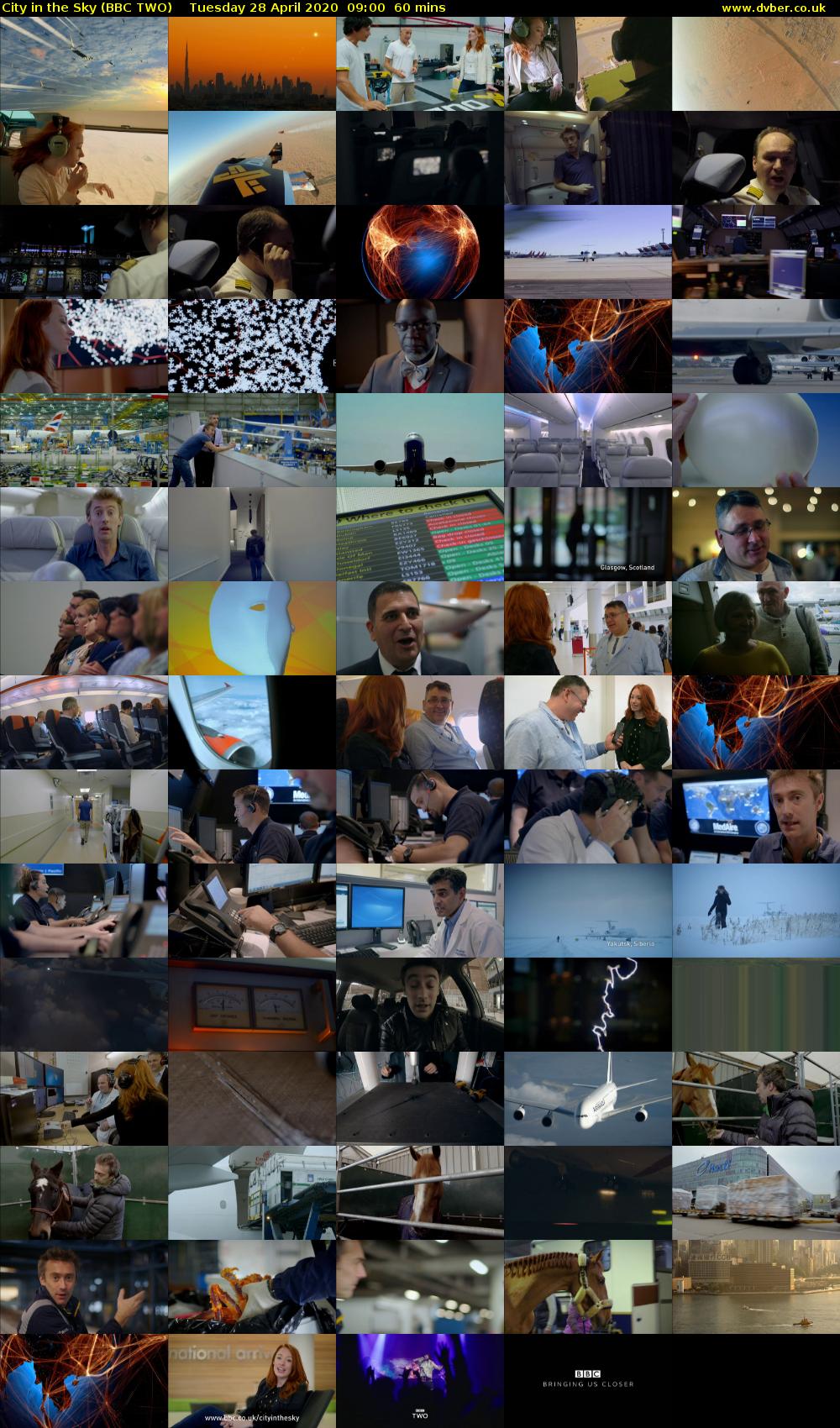 City in the Sky (BBC TWO) Tuesday 28 April 2020 09:00 - 10:00