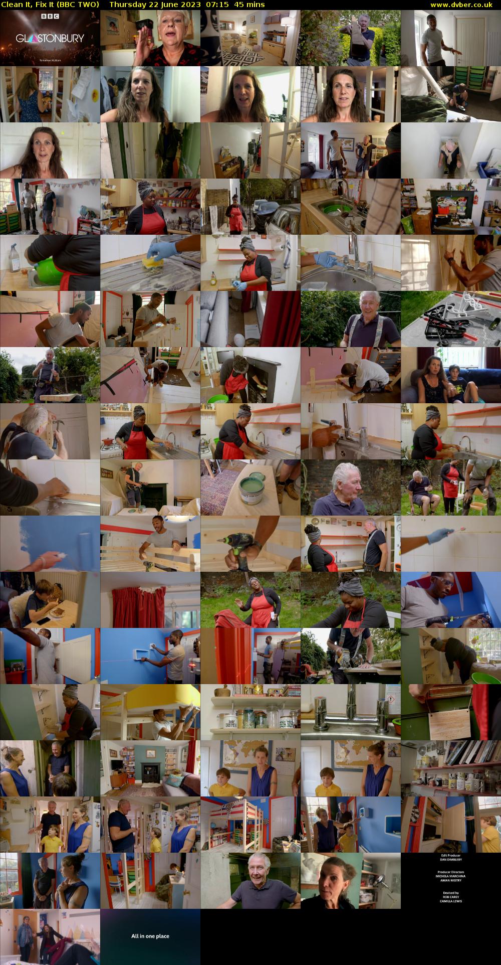 Clean It, Fix It (BBC TWO) Thursday 22 June 2023 07:15 - 08:00