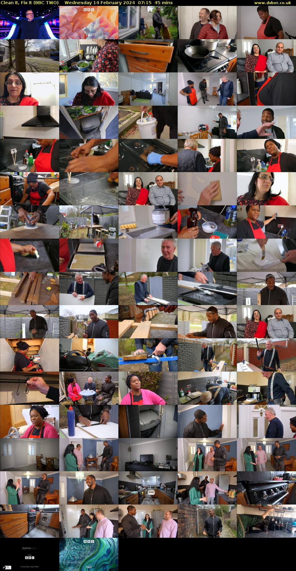Clean It, Fix It (BBC TWO) Wednesday 14 February 2024 07:15 - 08:00